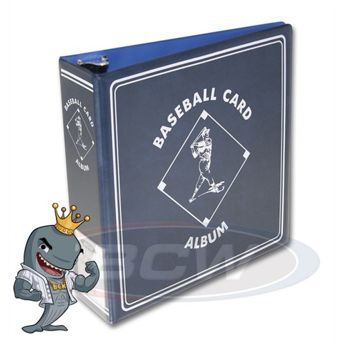 Bcw blue baseball card - baseball,