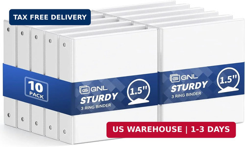 Inch ring binders - 1.5,