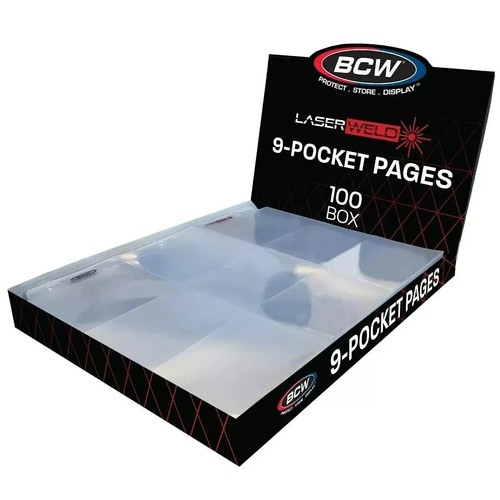 Bcw laserweld pocket pages - laserweld, 9-pocket
