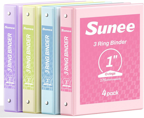 Ring binder inch 4 pack - binder,