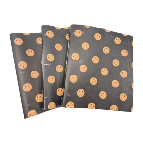 Three flexible ring binders - three,