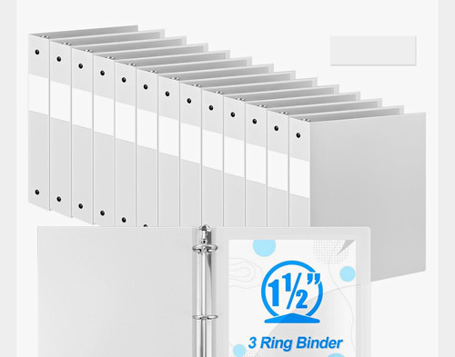 White ring binder 1 - 3,