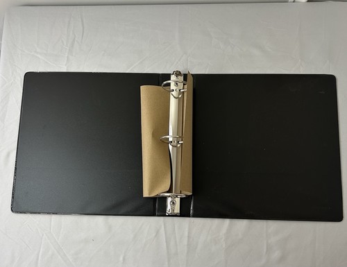 Three ring black - three, binders